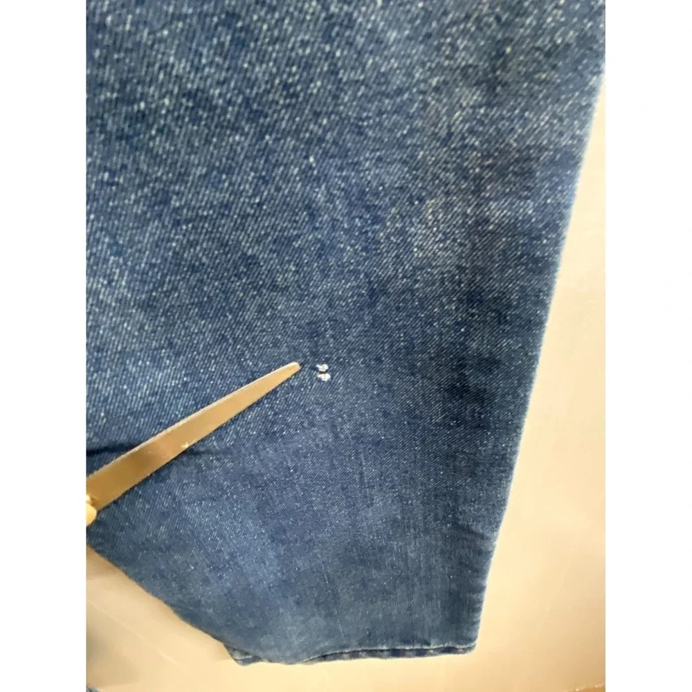 Levis 514 Jeans Boys 14R 27 Blue Whiskered Denim Cotton Medium Wash Straight Leg